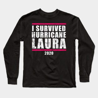 I Survived Hurricane Laura 2020 Long Sleeve T-Shirt